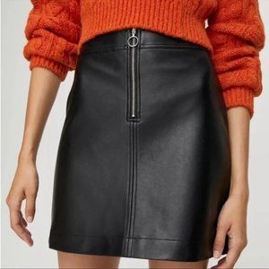 Wilfred Free Roxanne Vegan Leather Skirt